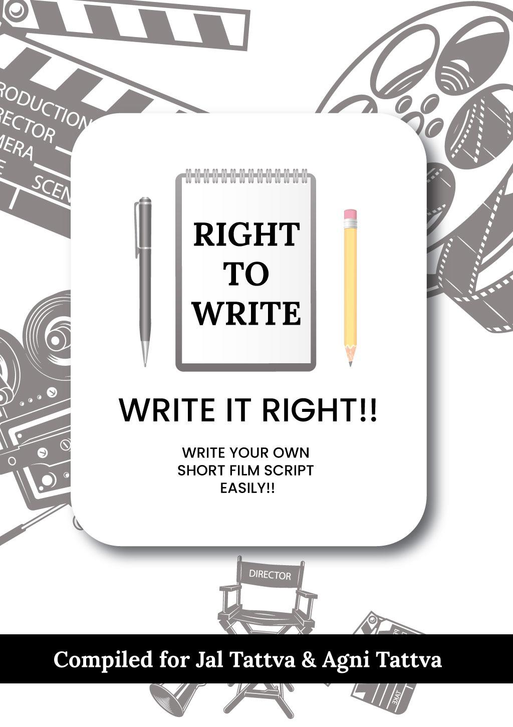 Right To Write. Write it Right